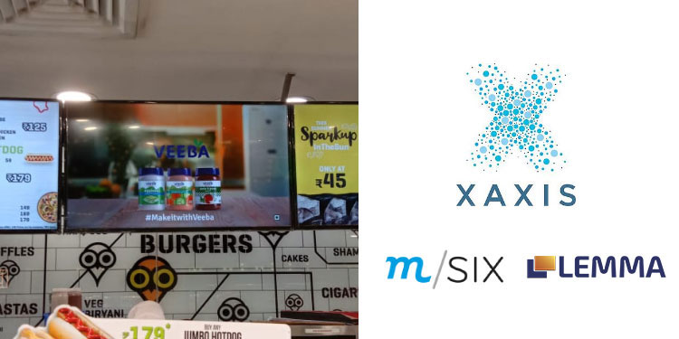 Xaxis, m/SIX and Lemma Hands to Drive Sales Growth for Brands through programmatic Dooh Campaign